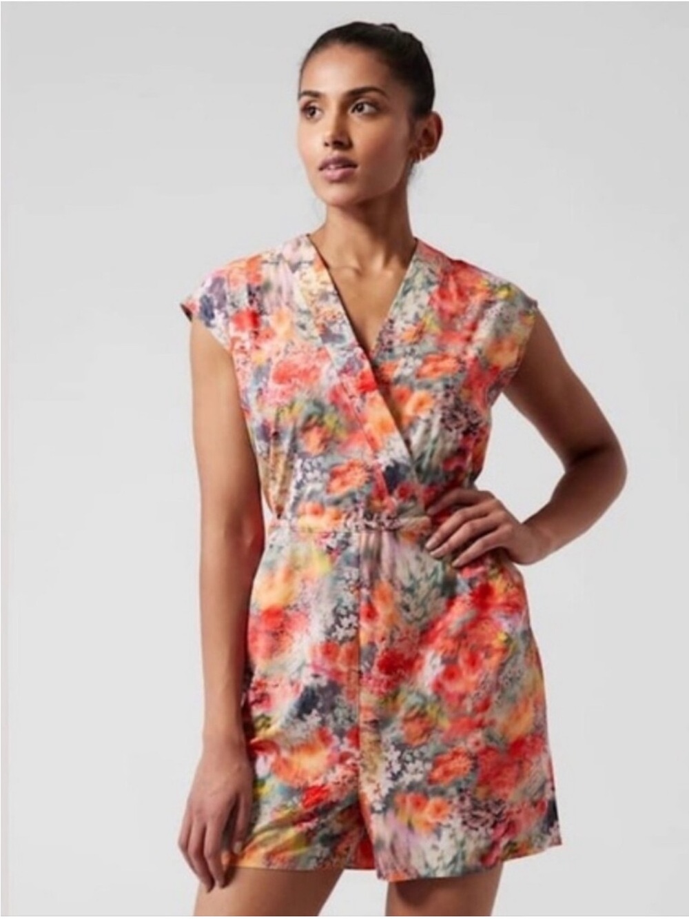 ATHLETA Marlow Romper Renewed Bloom Floral Size Small